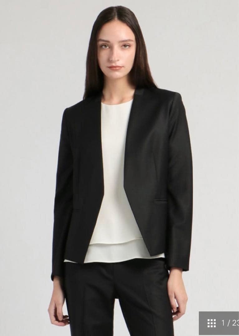 【極美品】22年　セオリーリュクスExecutive セットアップ　スーツ　黒