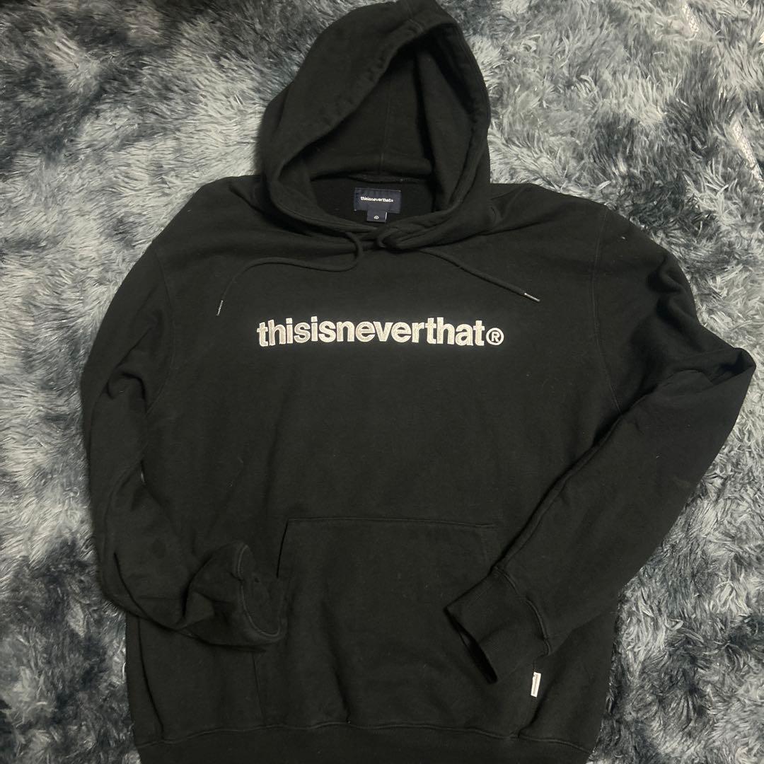 韓国購入品】thisisneverthat ブラック パーカー XL - メルカリ