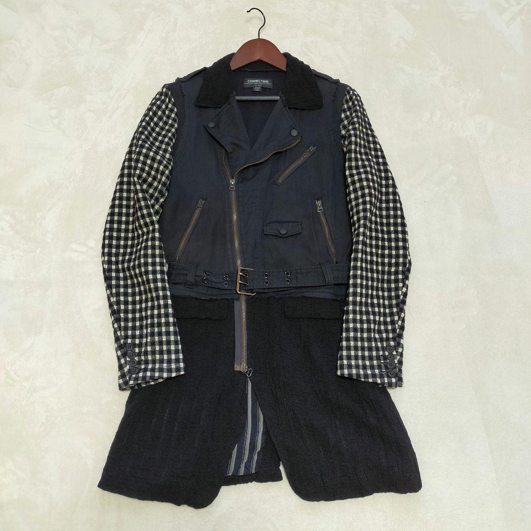 CONNECTERS　ダブルブレスト切り替えジャケット　コート　Мサイズ