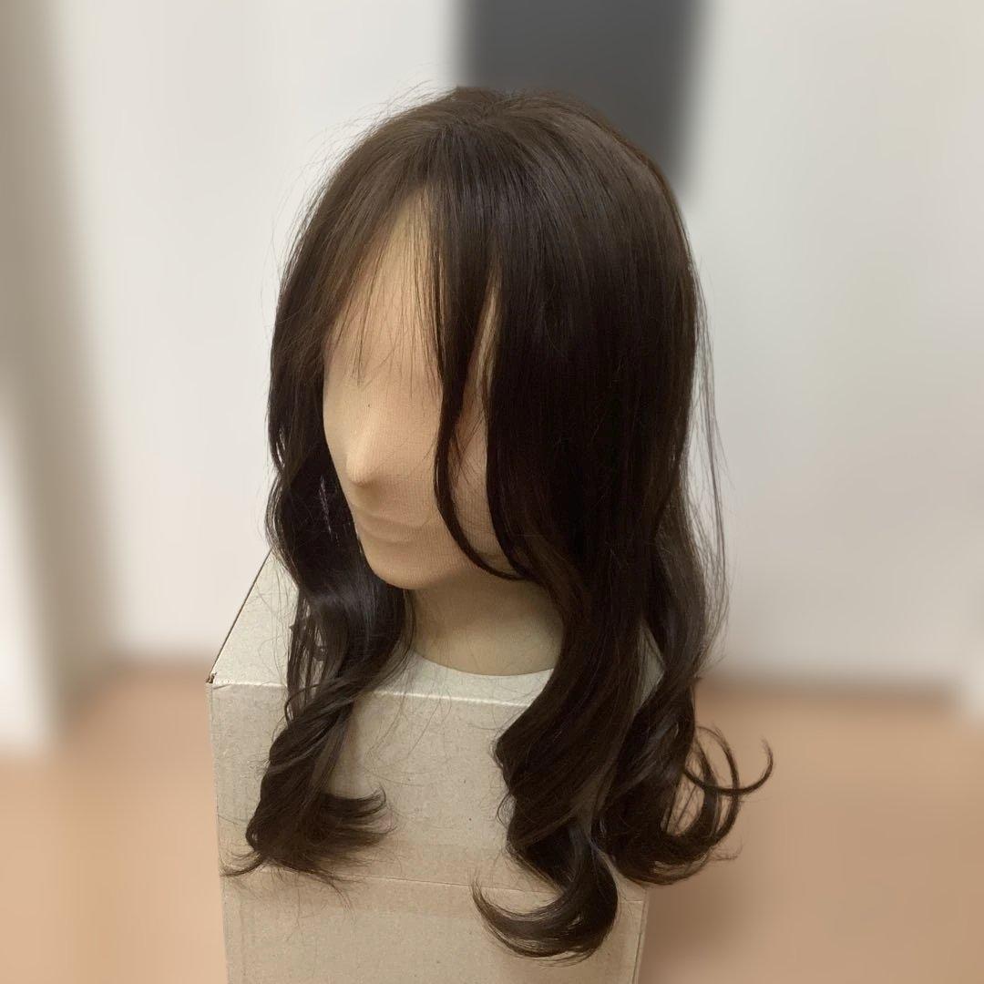 【未使用】ゆるウェーブ　ロングヘアピース　ブラウン
