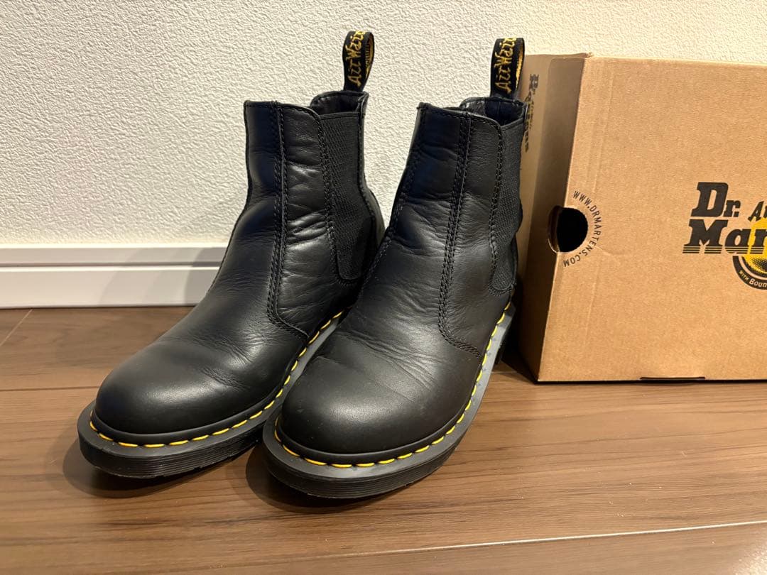 【美品】Dr. Martens ブラック サイドゴア
