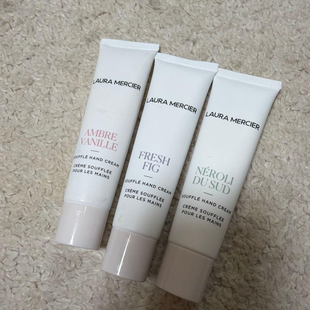 ローラ メルシエ ハンドクリーム 3本セット アンバーバニラ - メルカリ
