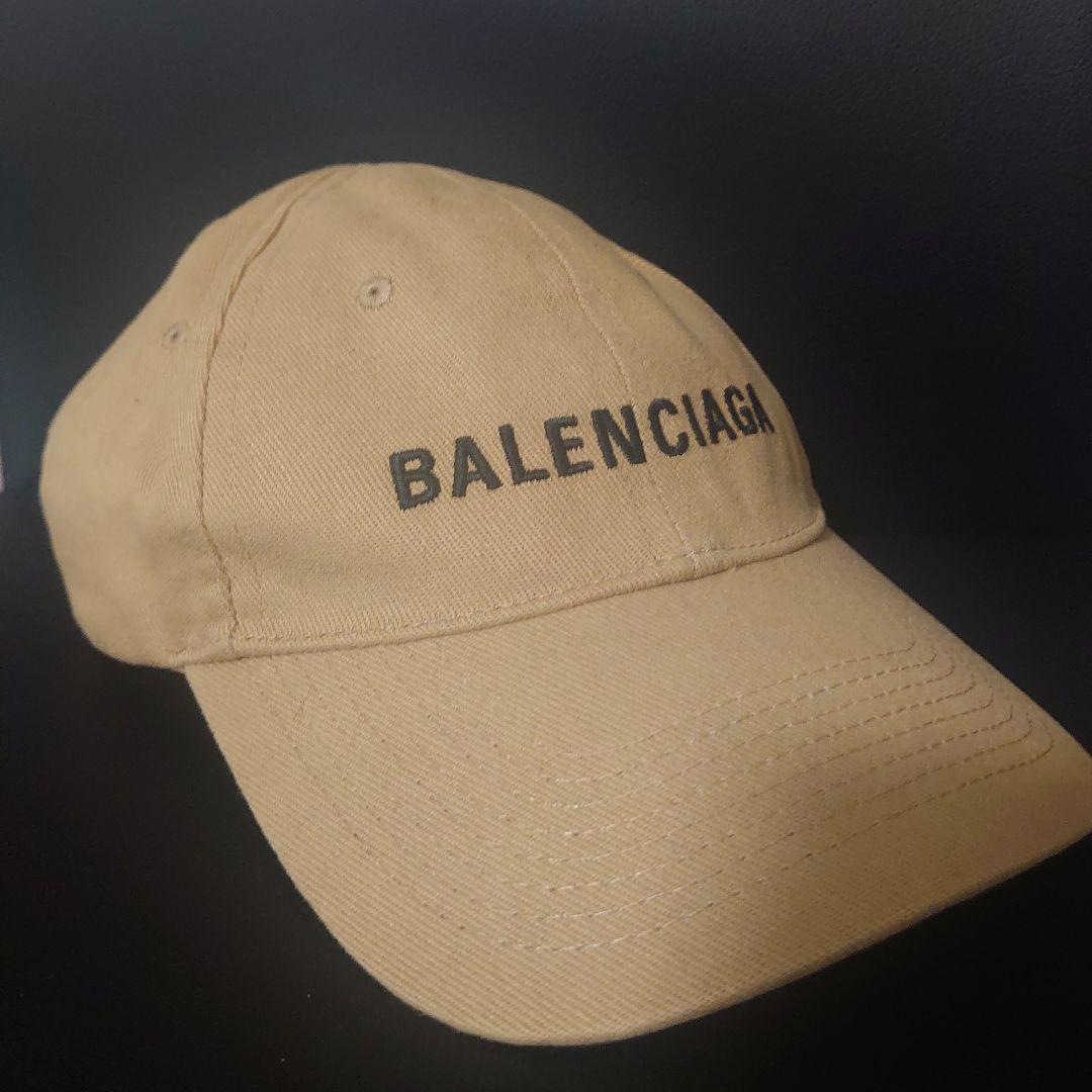 BALENCIAGA バレンシアガ ベージュ　キャップ