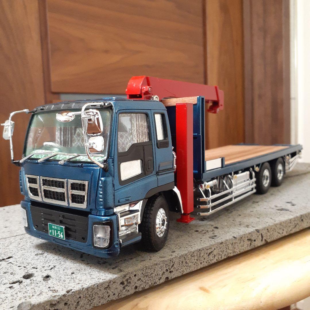 デコトラプラモデル 回送車ユニック付き - メルカリ