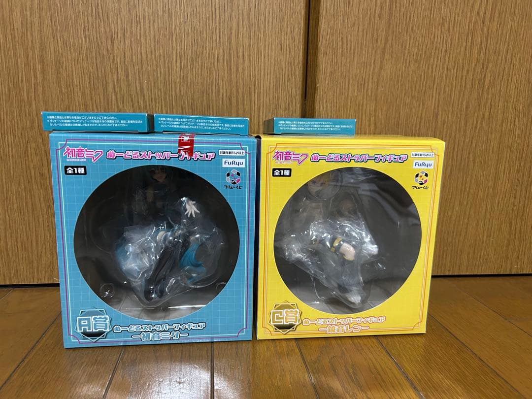 初音ミク ぬーどるストッパー 初音ミク 鏡音レン フィギュア