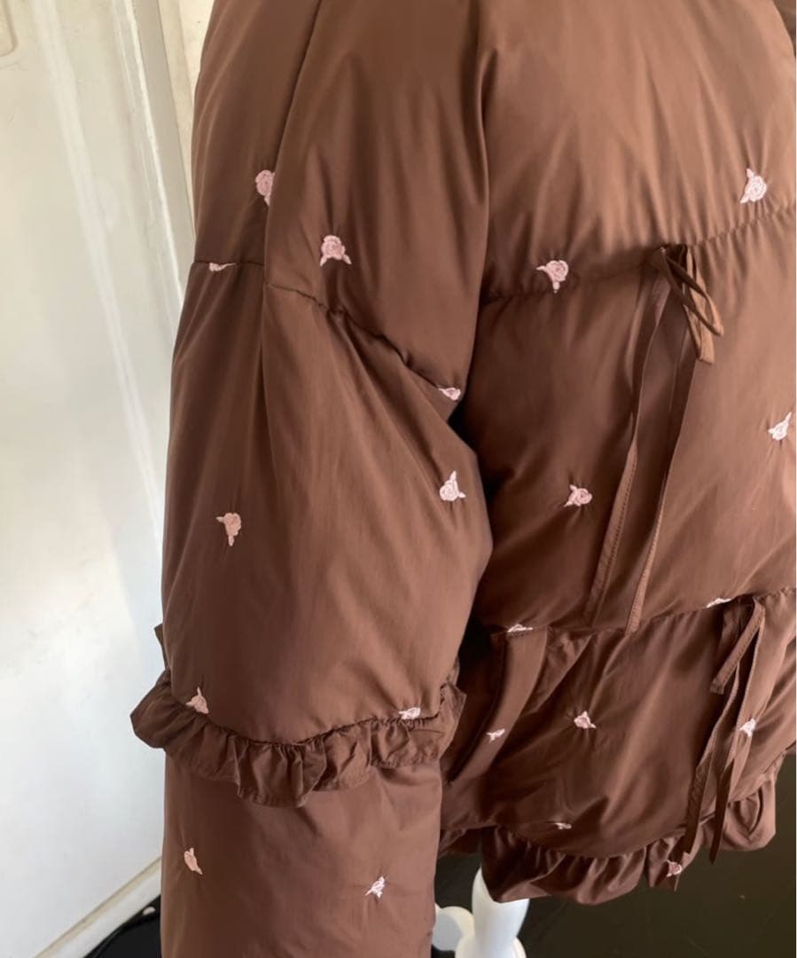 rose frill down jacket sovisoon - メルカリ