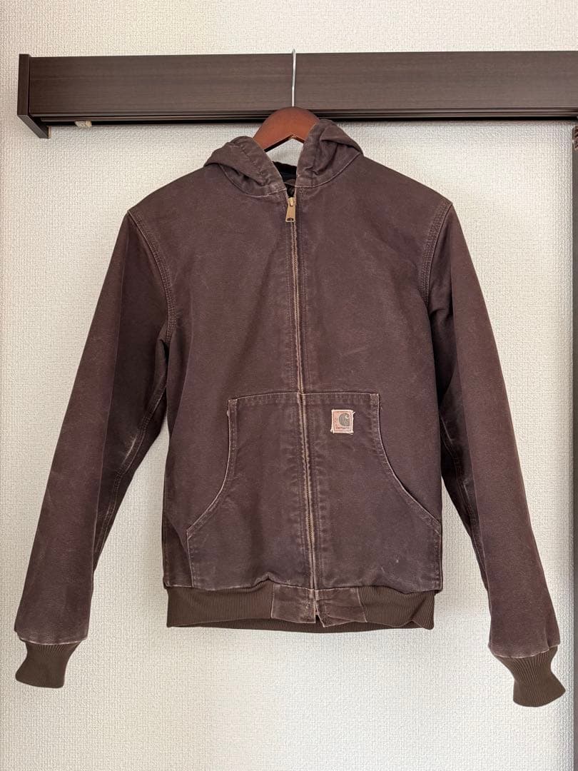 Carhartt アクティブジャケット ダークブラウン レアカラー