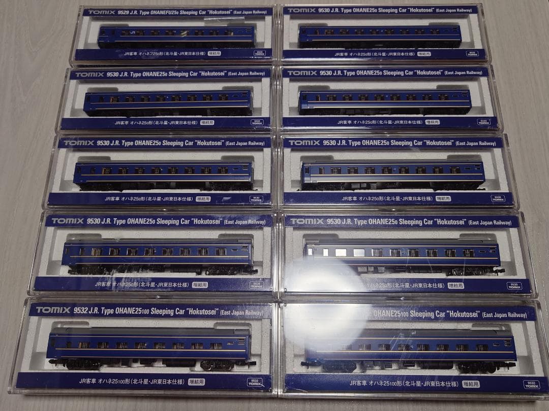 TOMIX 北斗星 JR 24系25形特急寝台客車（北斗星・JR東日本仕様）基本セット｜製品