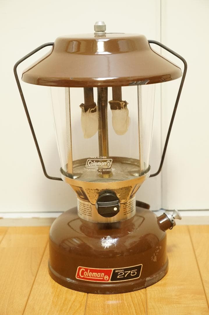 Coleman　ランタン　275 コールマン 275A710 1981年6月製造 ブラウン ツーマントル ランタン