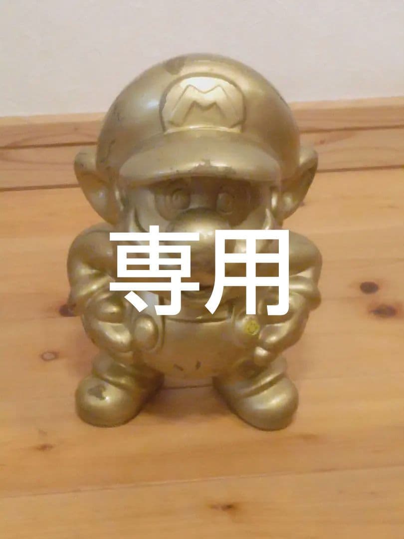 非売品 任天堂特約店 店頭ディスプレイ 金のマリオ像 ゴールドスーパーマリオ
