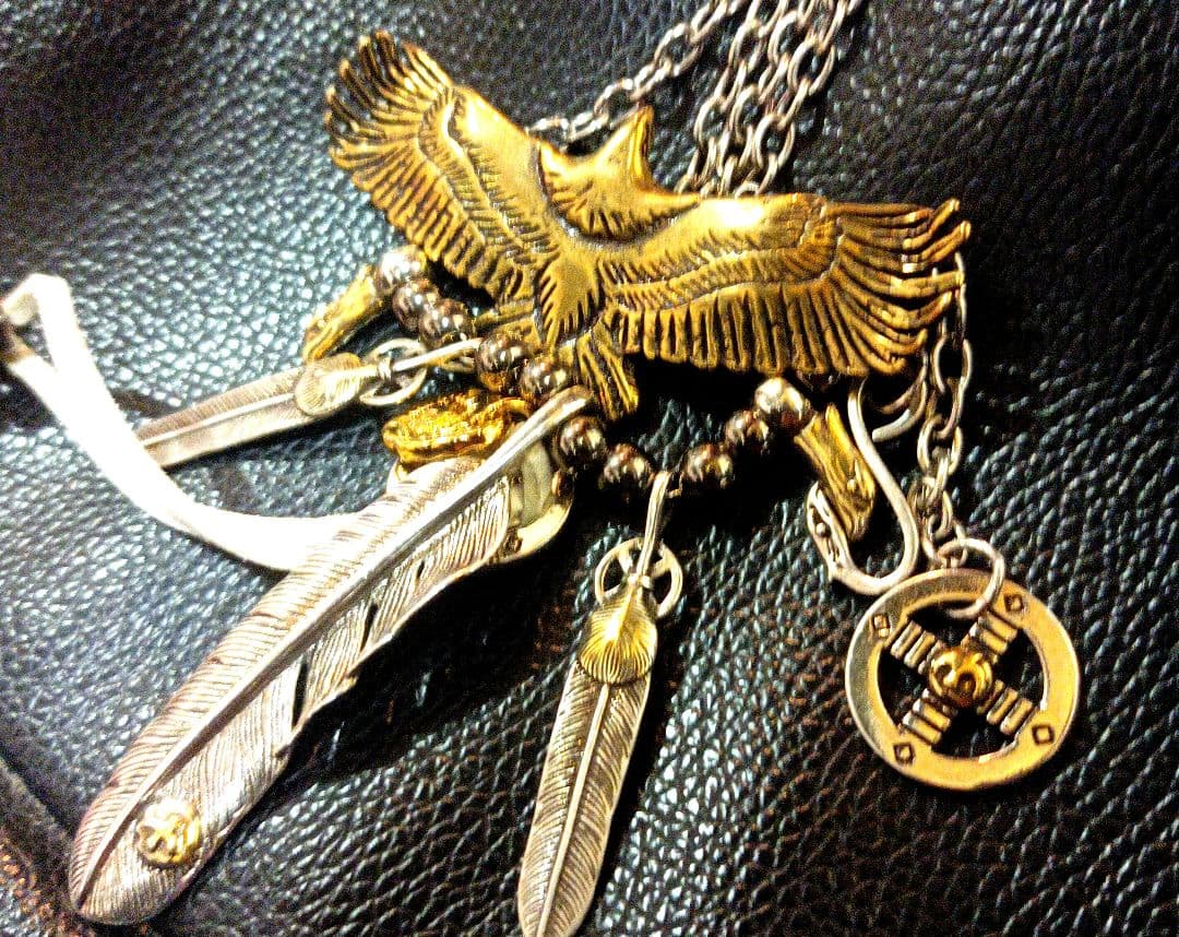 超*s様 お値下げ未使用フェザーネックレスSilver925刻印