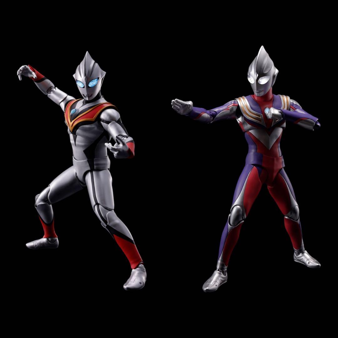 【新品】S.H.フィギュアーツ 真骨彫製法 ウルトラマンティガ&イーヴィルティガ