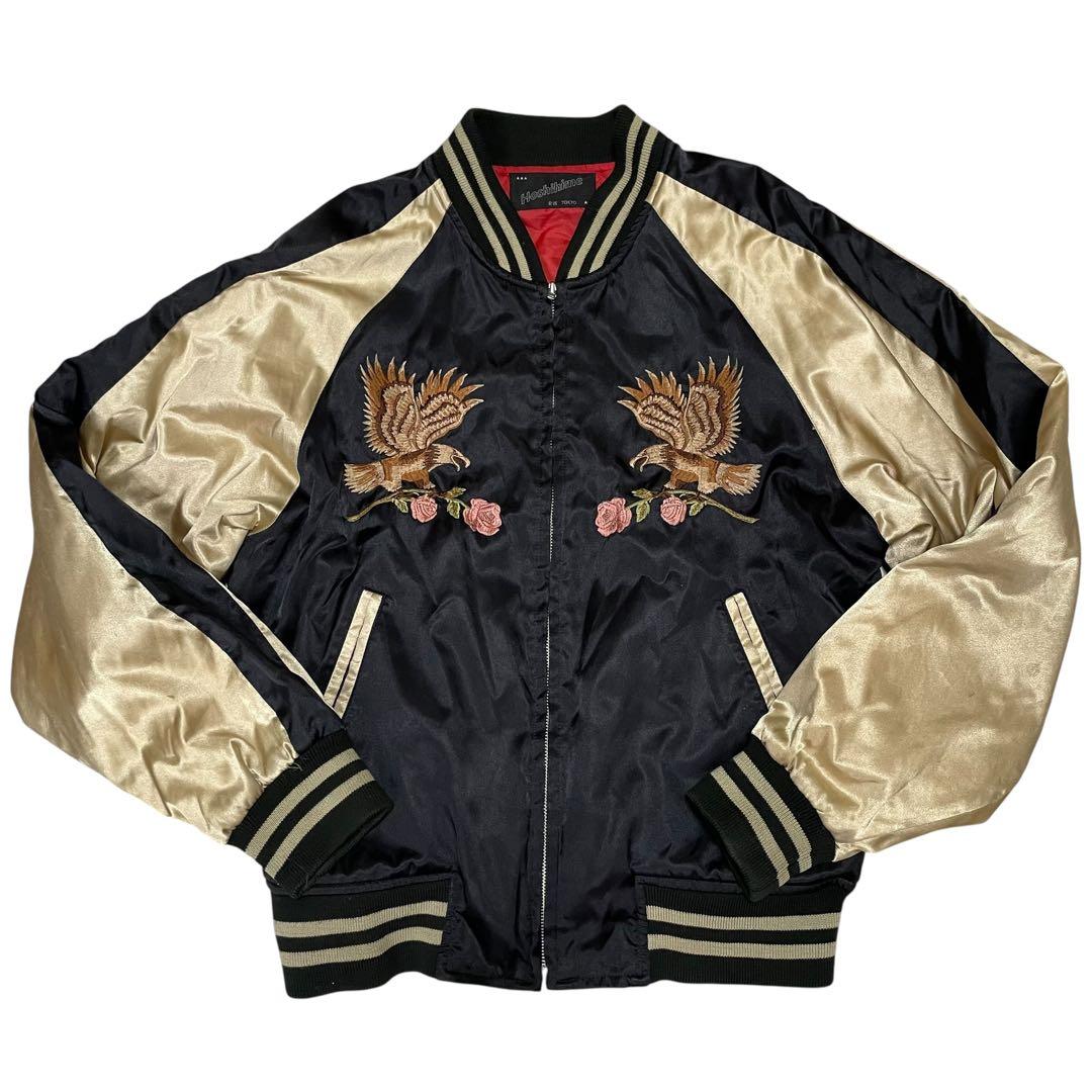 HOSHIHIME　スカジャン　スタジャン　ブルゾン　刺繍　鷹　鷲　横須賀