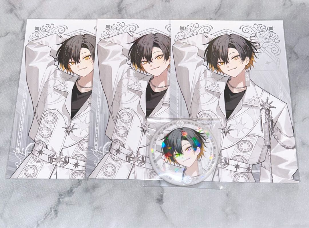 ホロスターズ 夜十神封魔 Winter 2024 ポストカード 缶バッジ - メルカリ