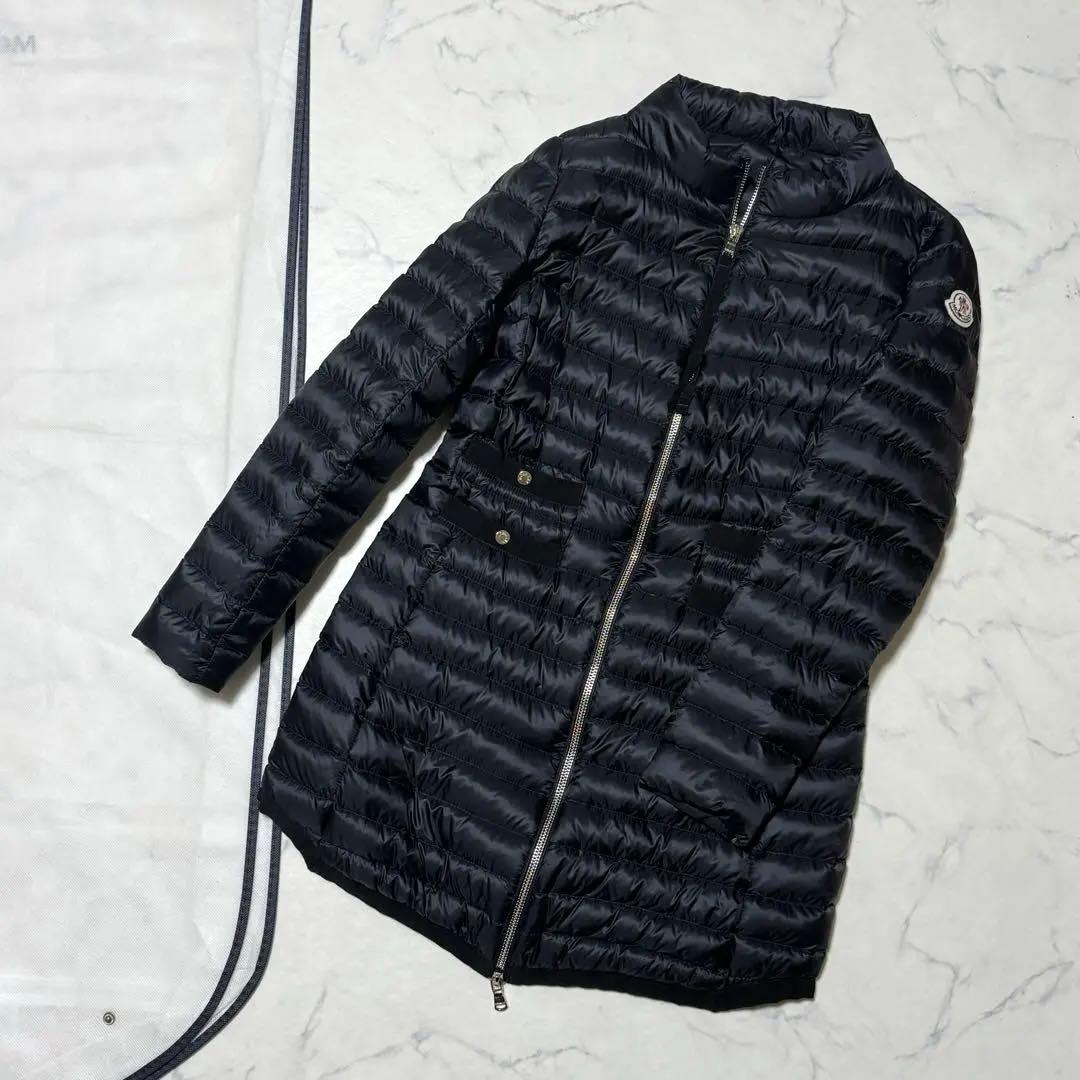モンクレール ライトダウンジャケット ブラック MONCLER レディース 0
