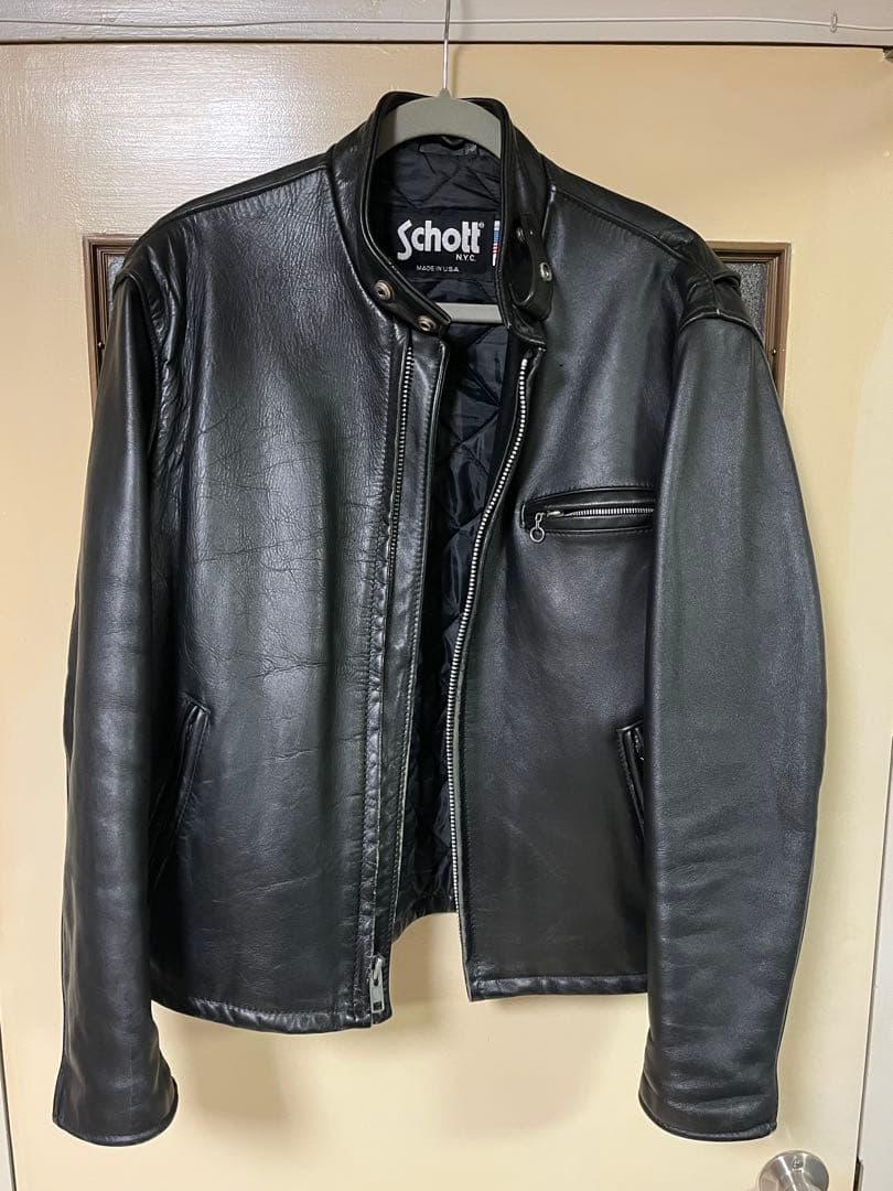 Schott シングルライダース　641Q サイズ42 2026年最新】schott 641 42の人気アイテム - メルカリ
