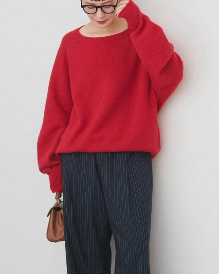 【Spick and Span】ニュアンスコクーンシルエットニット