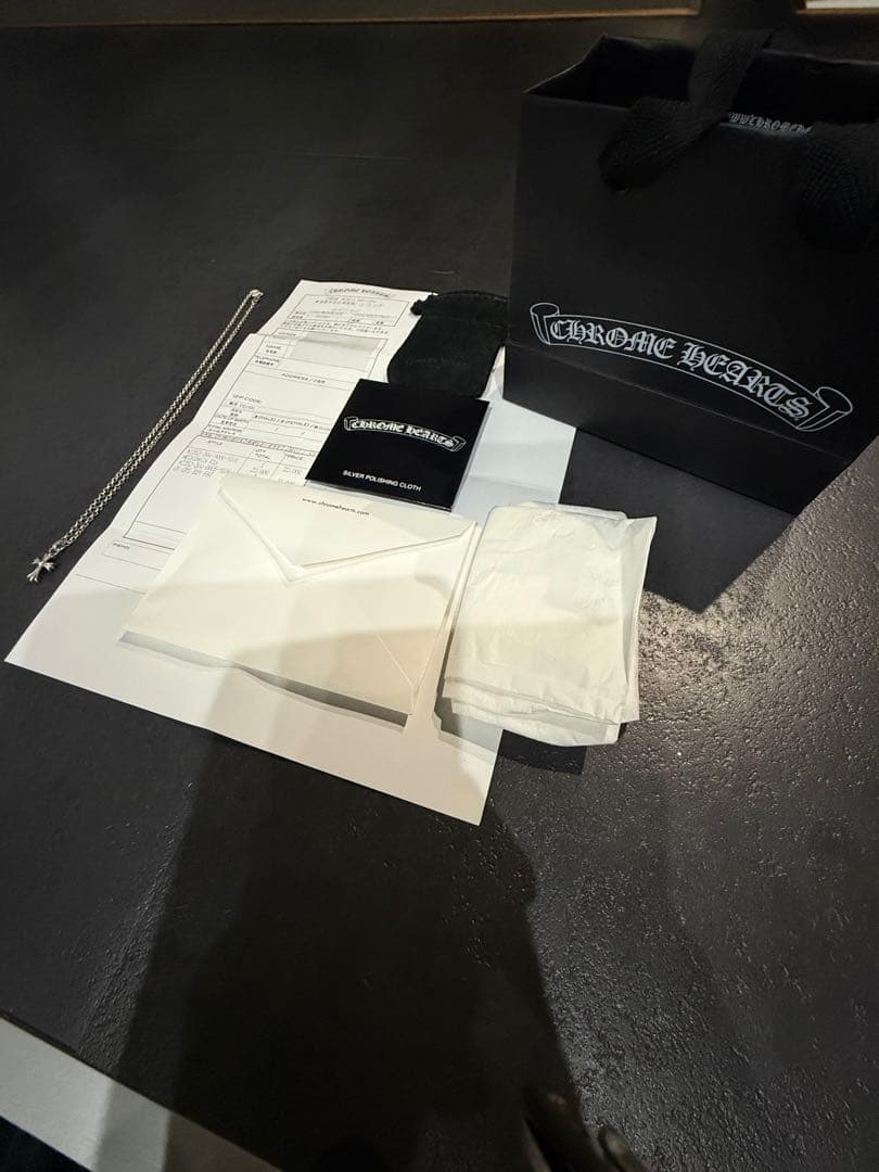 おいなり　CHROME HEARTS シルバー ネックレス　ヘビーファット