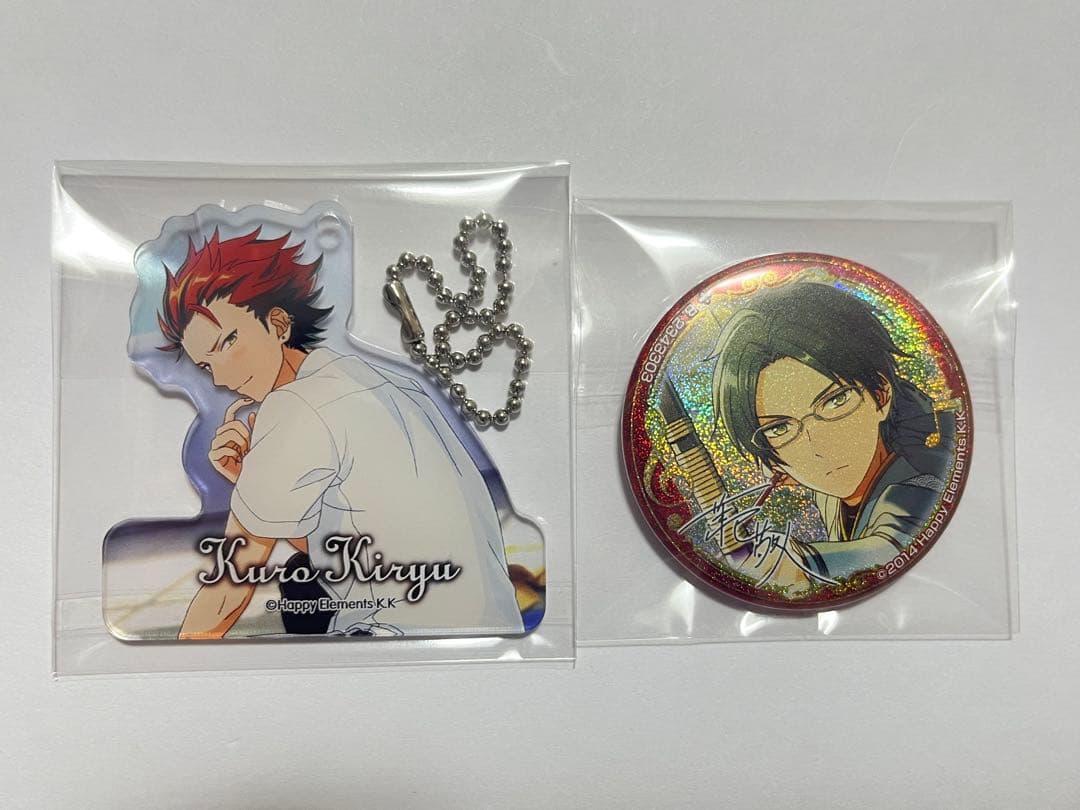 あんスタ！ 鬼龍紅郎 蓮巳敬人 紅月 アクリルチャーム 缶バッジ - メルカリ