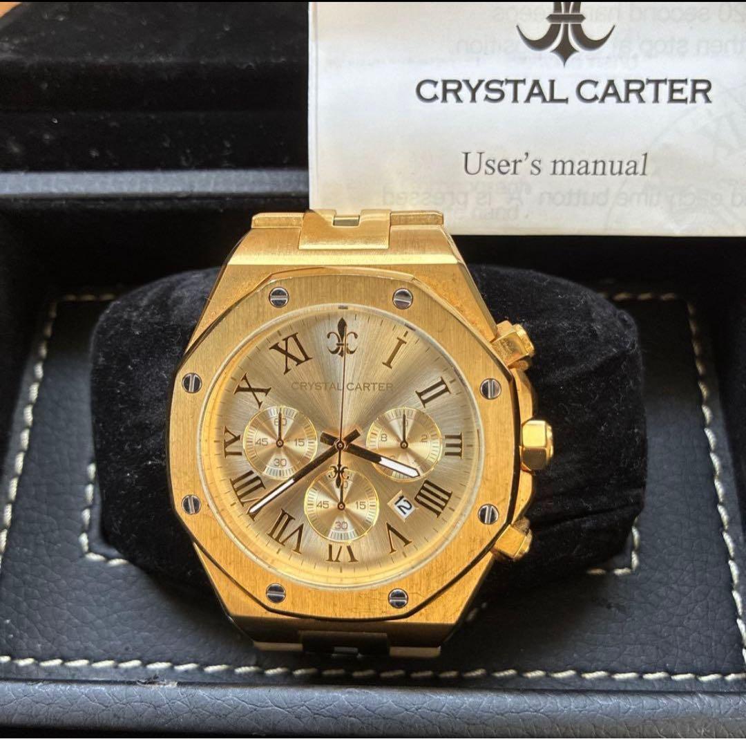 CRYSTAL CARTER AVALANCHゴールド 時計