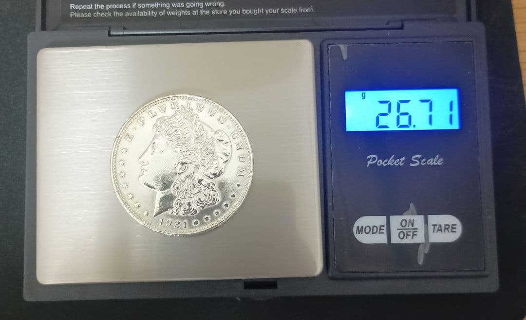 1921 Morgan Dollar モルガンダラー - メルカリ