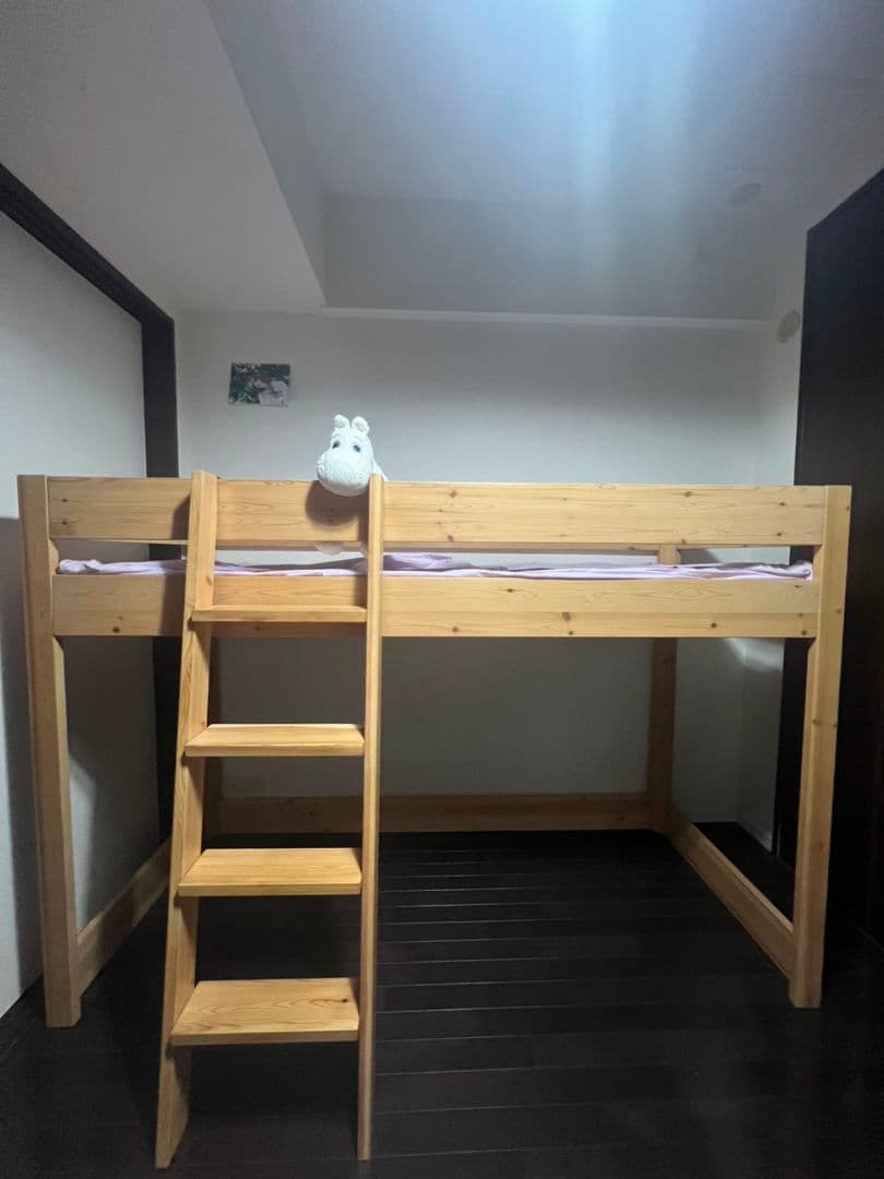 無印良品　MUJI パイン材　ミドルベッド（送料込）