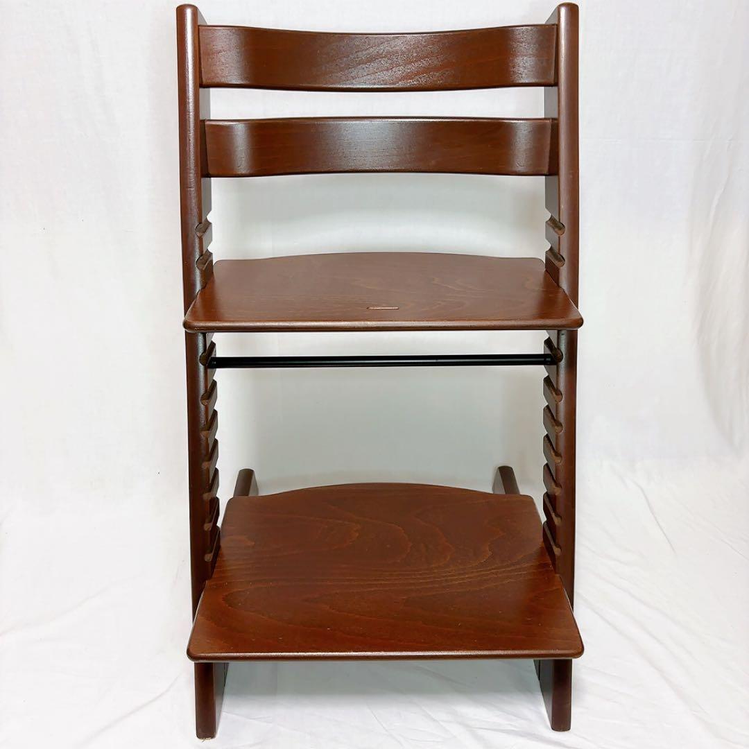 着心地良い 【美品】ストッケ トリップトラップ ブラウン 茶色 シリアル5