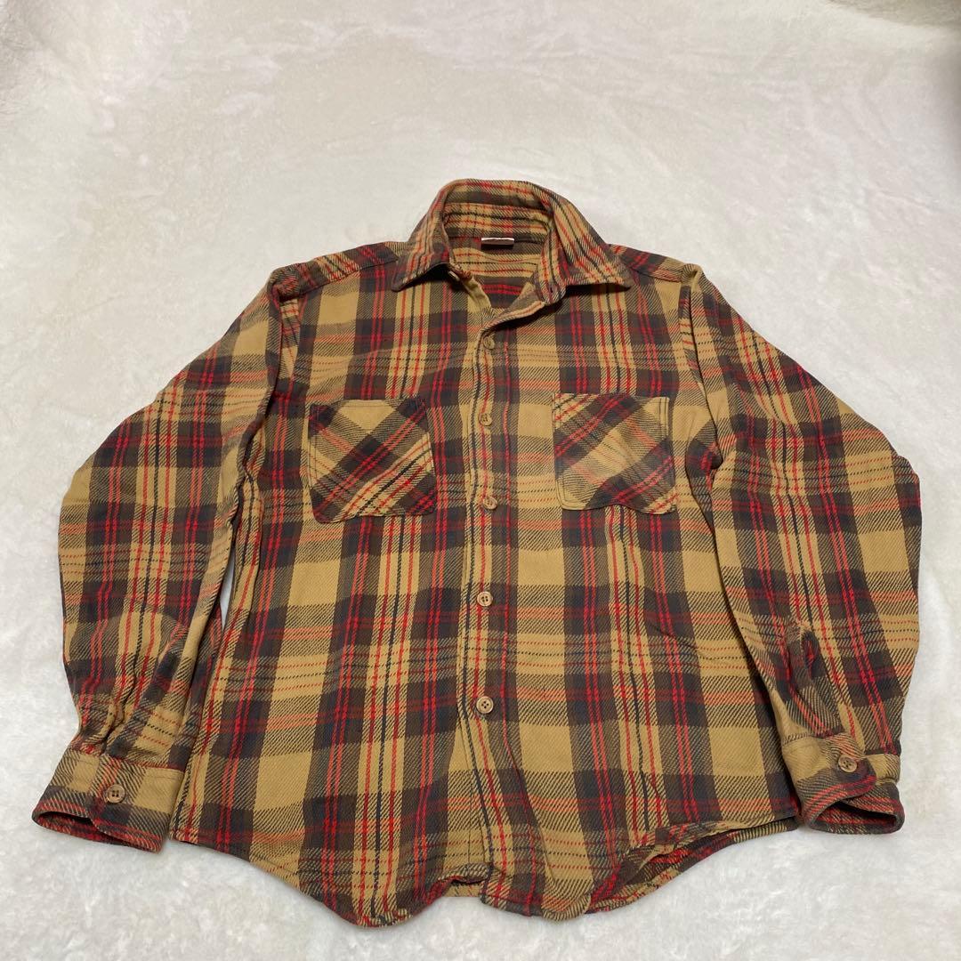 好配色　古着 70s BIG MAC ビッグマック チェックヘビーネルシャツ BIG MAC（ビッグマック） 70'S 70年代 BIG MAC JCPenney ヘビーネル