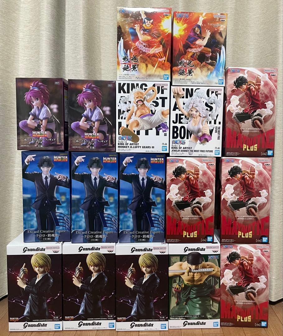 プライズフィギュア　14体　HUNTER×HUNTER ワンピース　まとめ売り