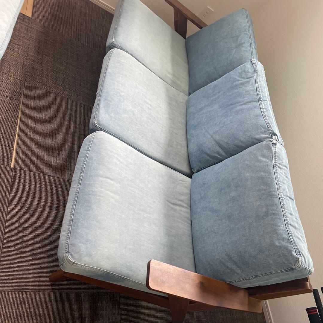 mo®️iso様限定出品 unicoウニコ SWELLA スウェラ デニム ソファ