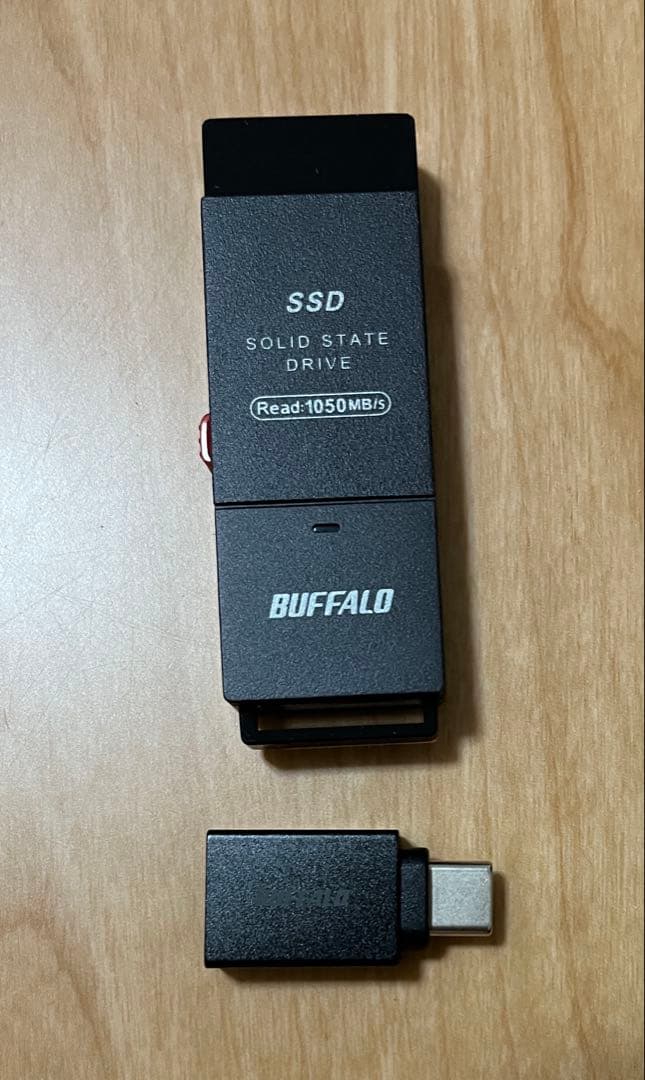 E*N様 バッファロー　スティック型外付けSSD SSD-SCH500U3-BA