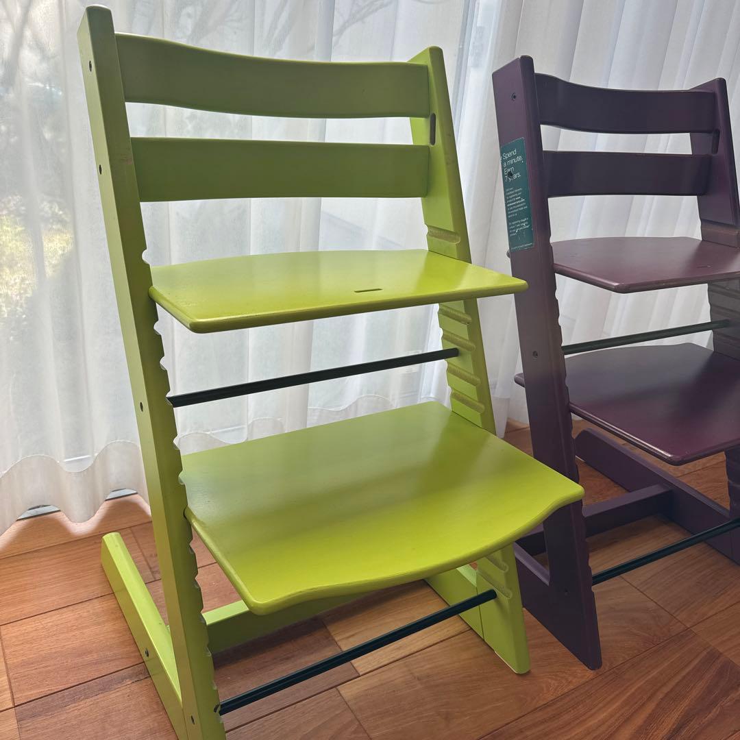 ストッケ トリップトラップ ライムグリーン - メルカリ