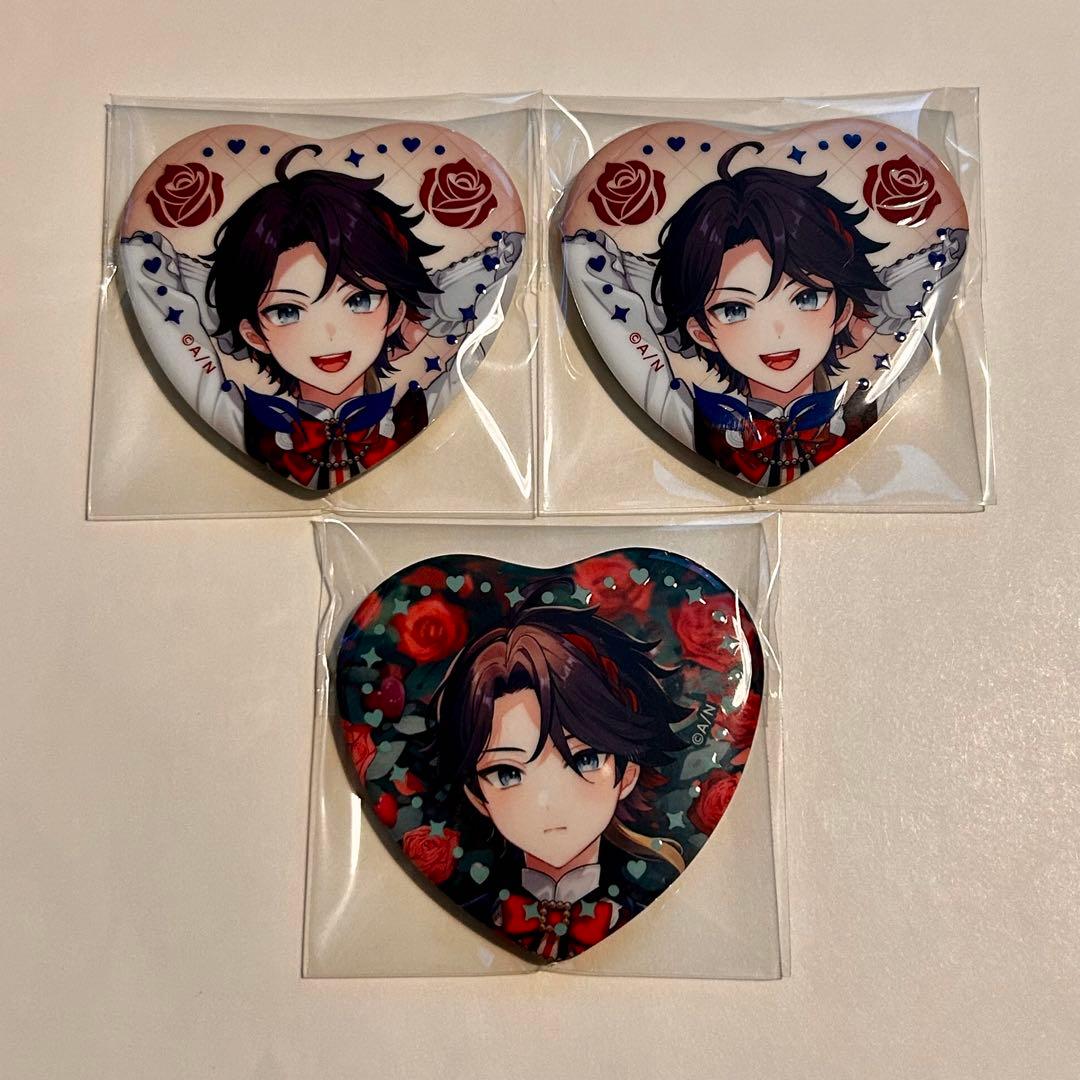 にじさんじ RoseValentine 三枝明那 缶バッジ - メルカリ