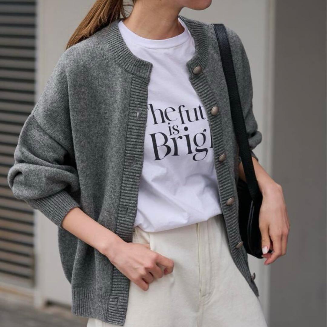 メタルボタン2WAYカーディガン FRAMeWORK メタルボタン2WAY