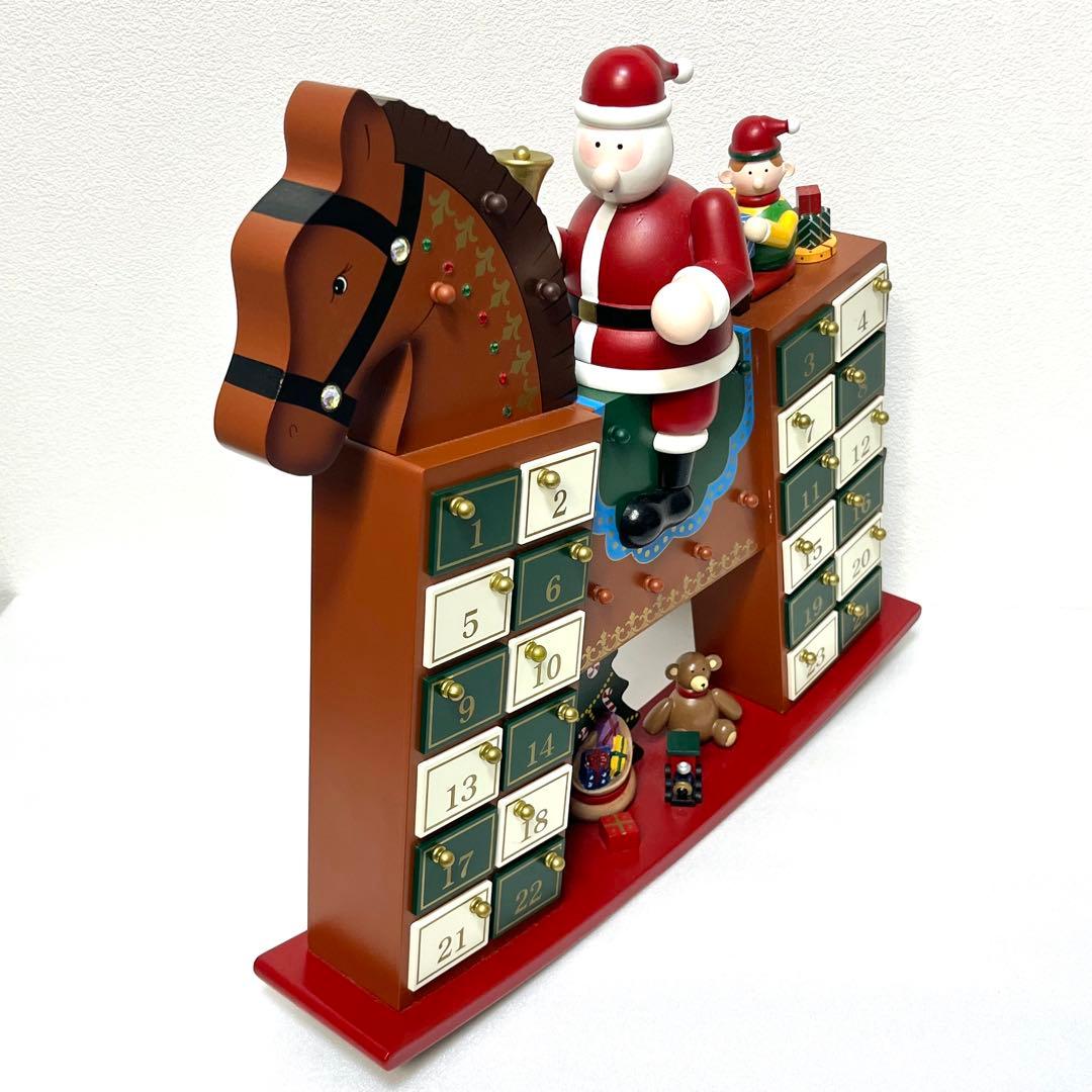 ◼︎美品◼︎コストコ 木製アドベントカレンダー オーナメント24個