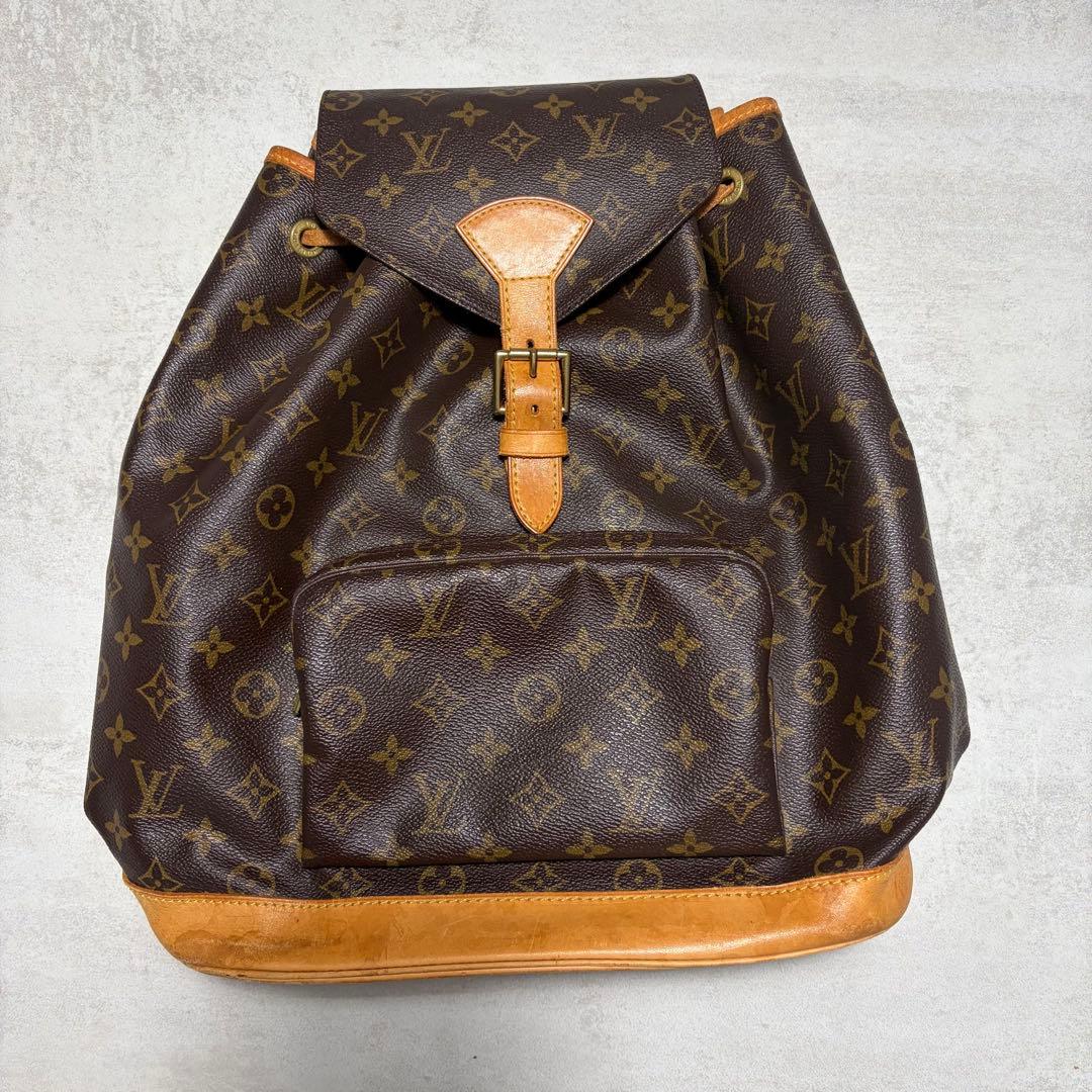 【中古】Louis Vuitton モンスリGM 中古・古着通販】LOUIS VUITTON (ルイ ヴィトン) モンスリGM ブラウン
