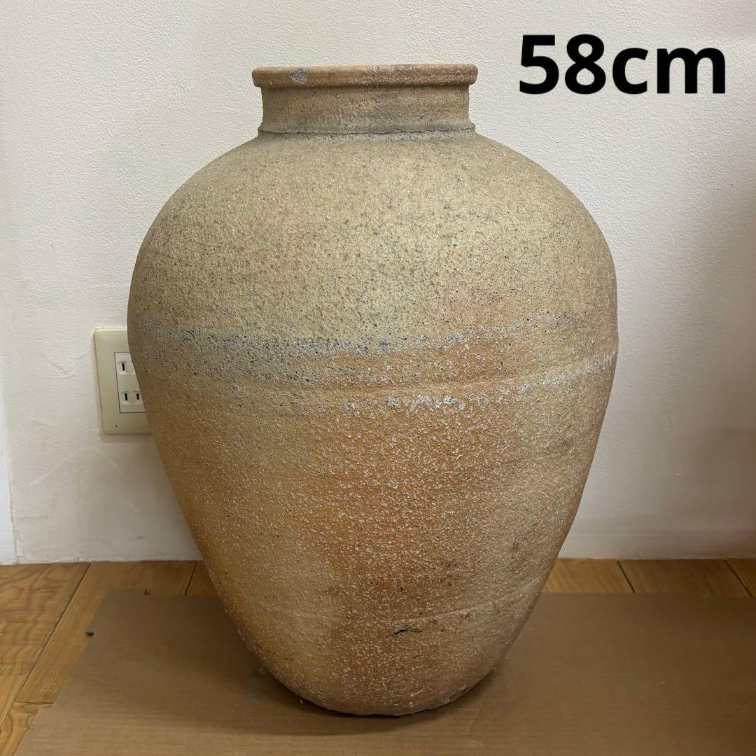 信楽焼 壺 高さ58 cm／和風 陶器 花器 楽天市場】信楽焼 花瓶 陶器 日本製 14.5×14.5×高さ29cm おしゃれ 壺