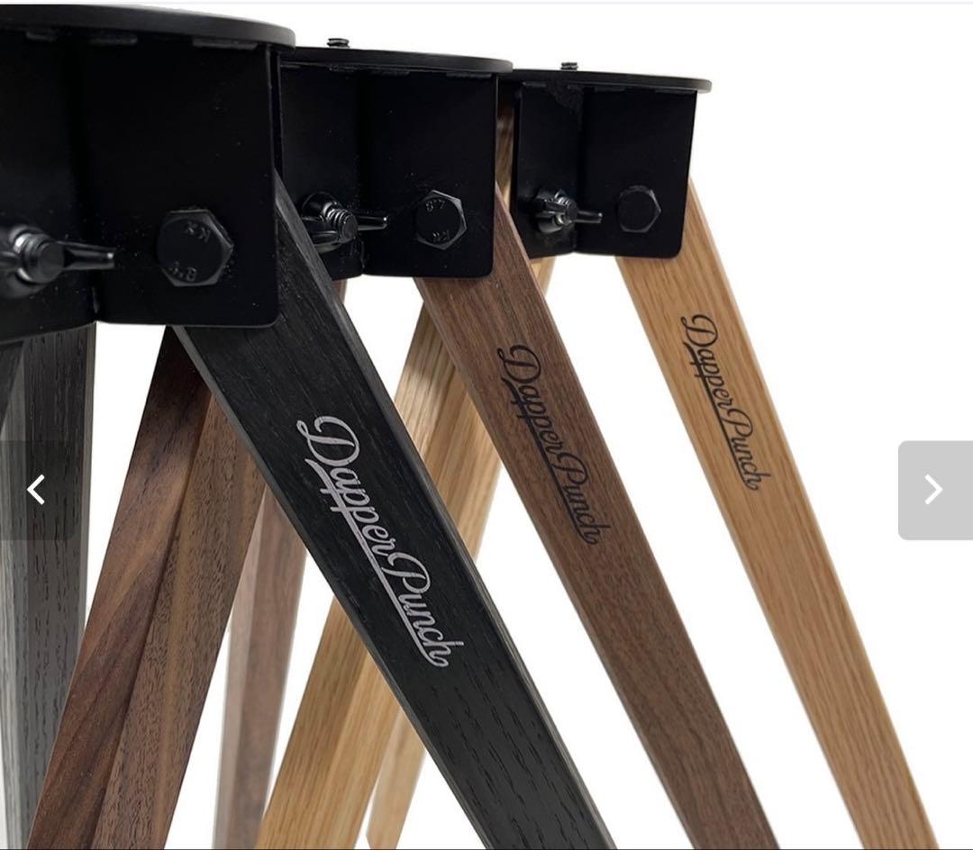 ダッパーパンチdapperpunch 木製三脚H385 ウォールナット - メルカリ