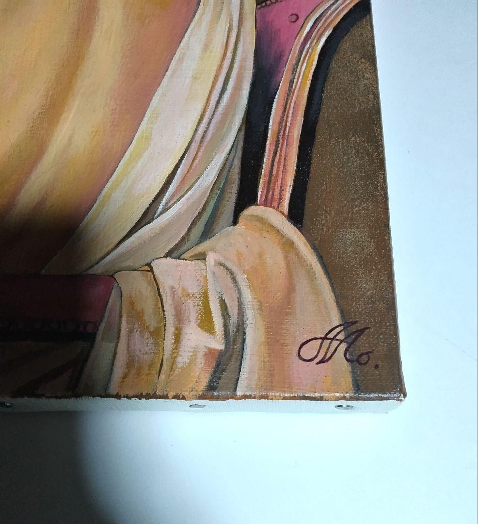 森本草介、絵画、美人画、油彩4号、裸婦、高級額縁、肉筆画、高塚省吾