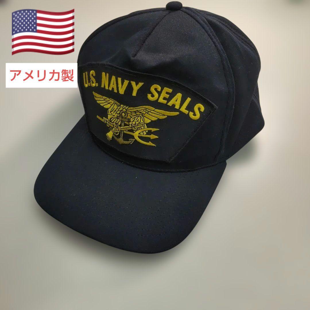 実物アメリカ製　未使用　Navy Seals ネイビーシールズ　キャップ