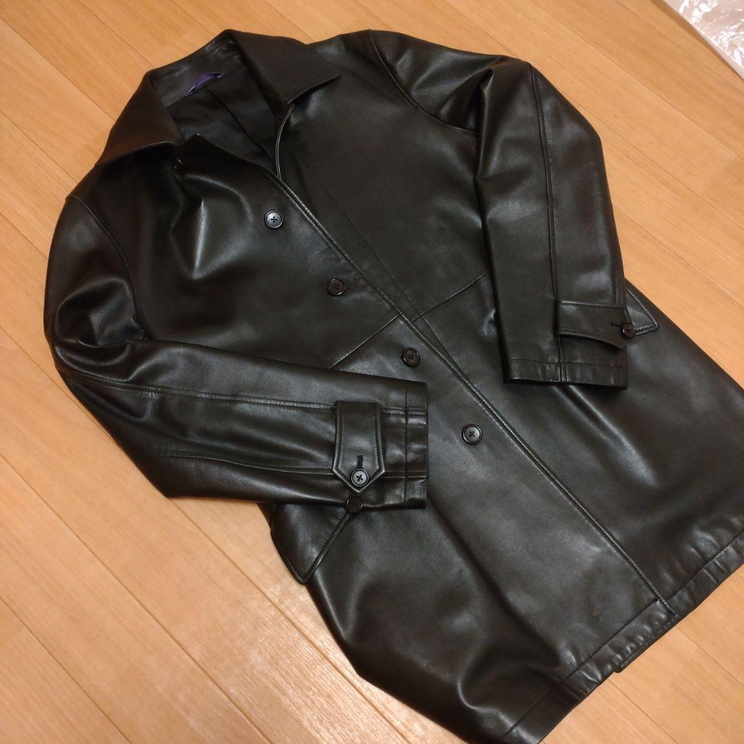 ポールスミス　ラムレザー　ステンカラーコート　M Paul Smith｜パフォーマンスストレッチ ステンカラーコート | Rakuten