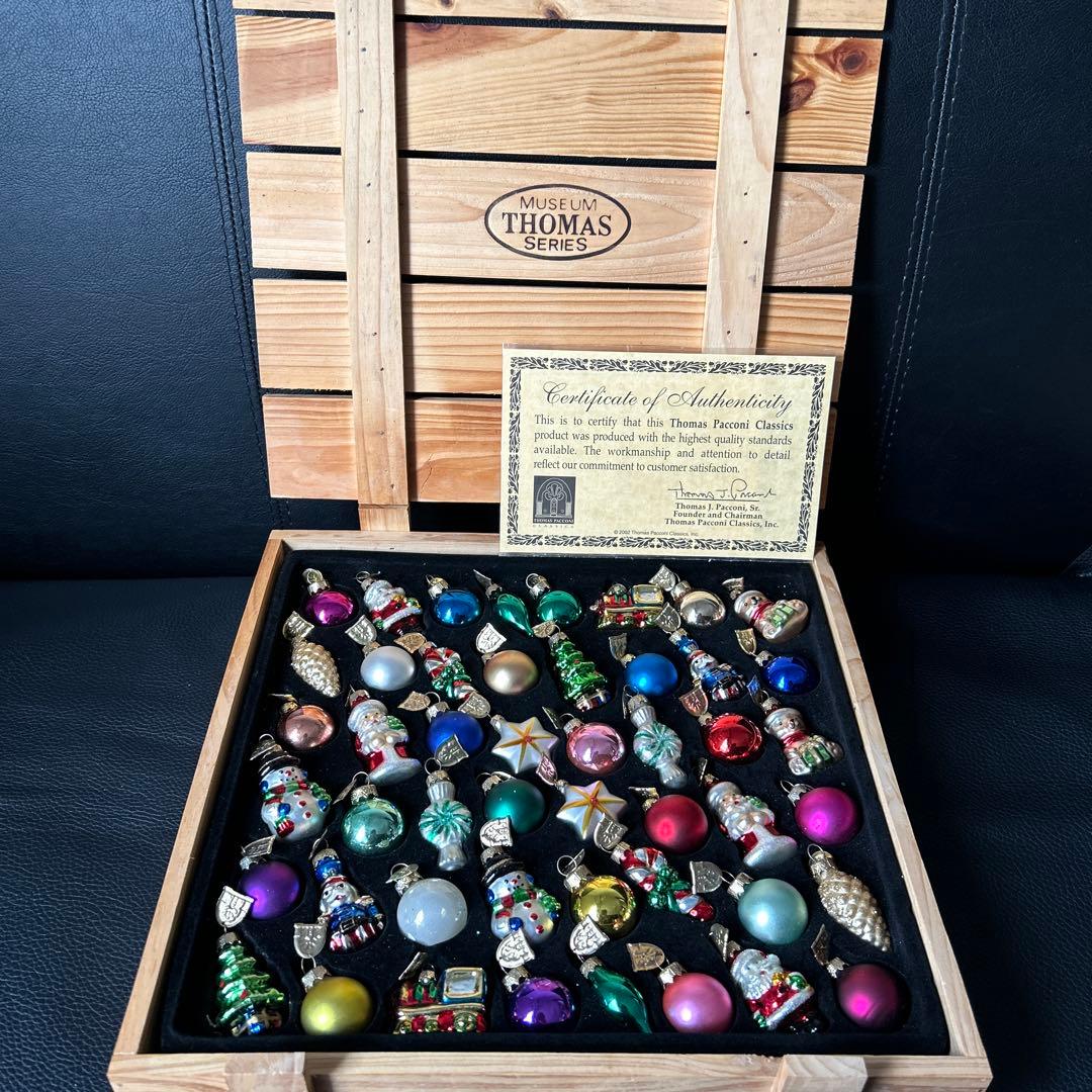 R*G様 ★トーマスパコーニ/クリスマス・オーナメント/48個セット/ 専用木箱