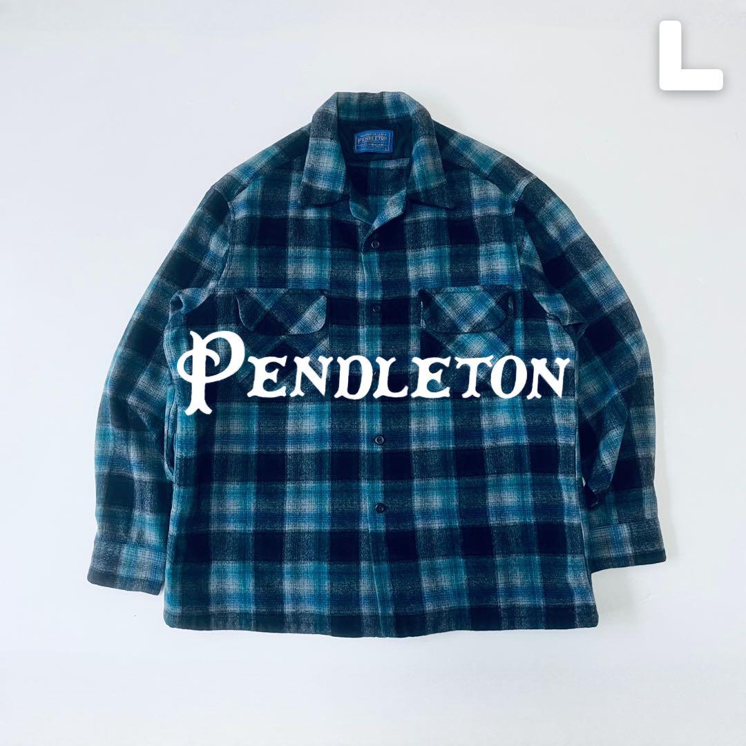 Pendleton 1950s ウールボードシャツ USA製 L