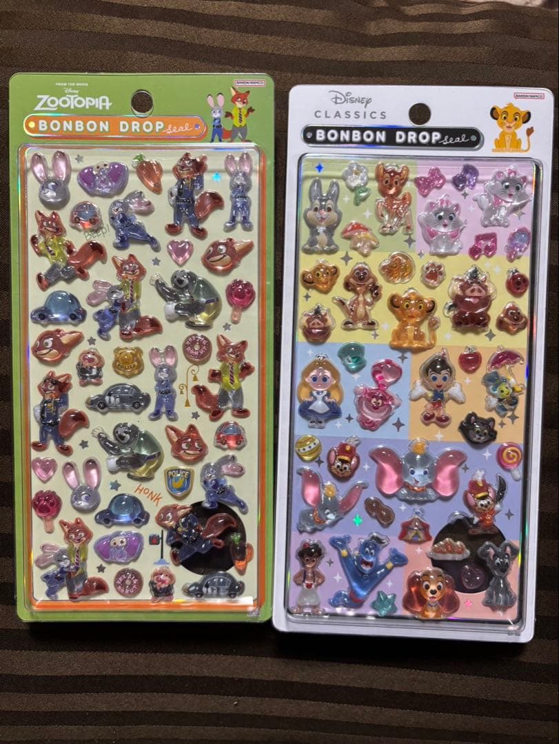 ディズニー　ボンボンドロップシール　クラシック　ズートピア　正規品