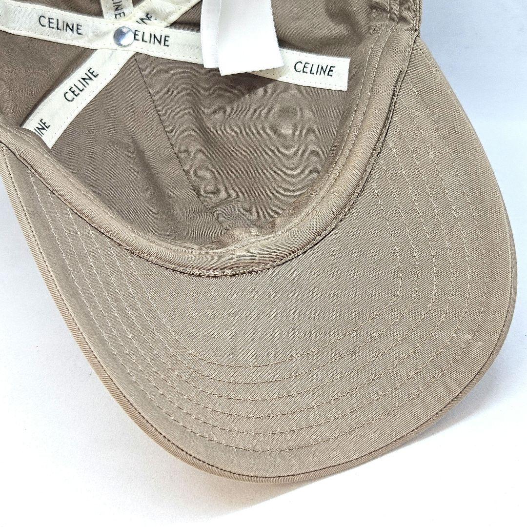 CELINE セリーヌ コットン トリオンフ ベースボール キャップ