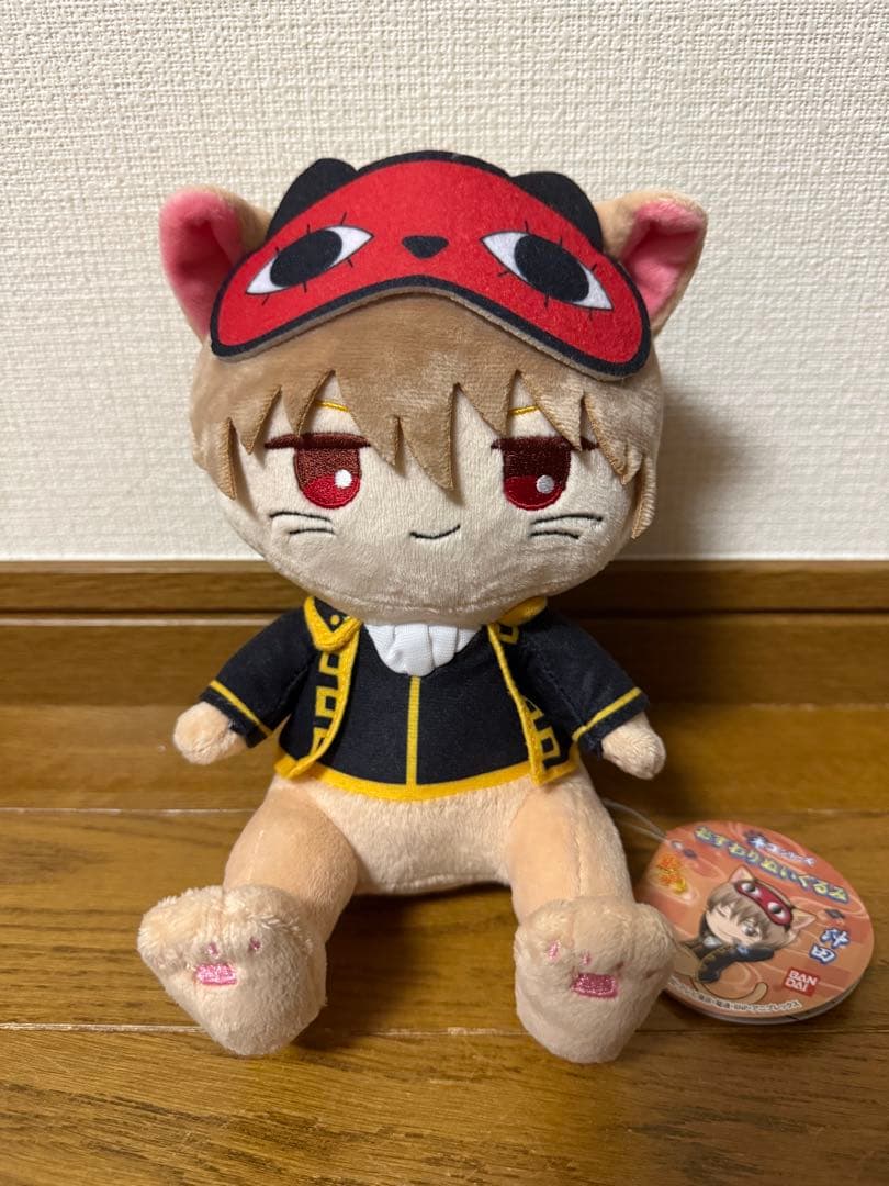 猫耳デザインの沖田ぬいぐるみ タグ付き Amazon.co.jp: 銀魂 沖田総悟 猫 withCAT ク ぬいぐるみ : ホビー