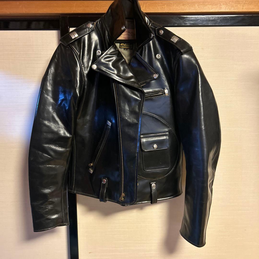 （専用）最終値下げ　GARUDA ダブルライダースジャケット 38 馬革
