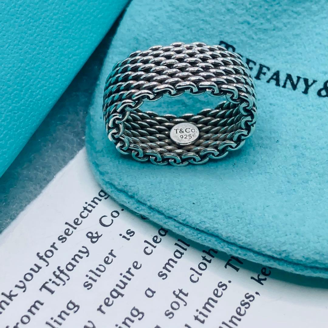極美品✨ ティファニー リング サマセット AG925 #9.5
