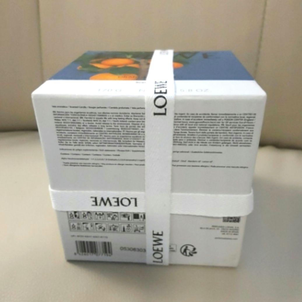 LOEWE アロマキャンドル 170g オレンジデザイン - メルカリ