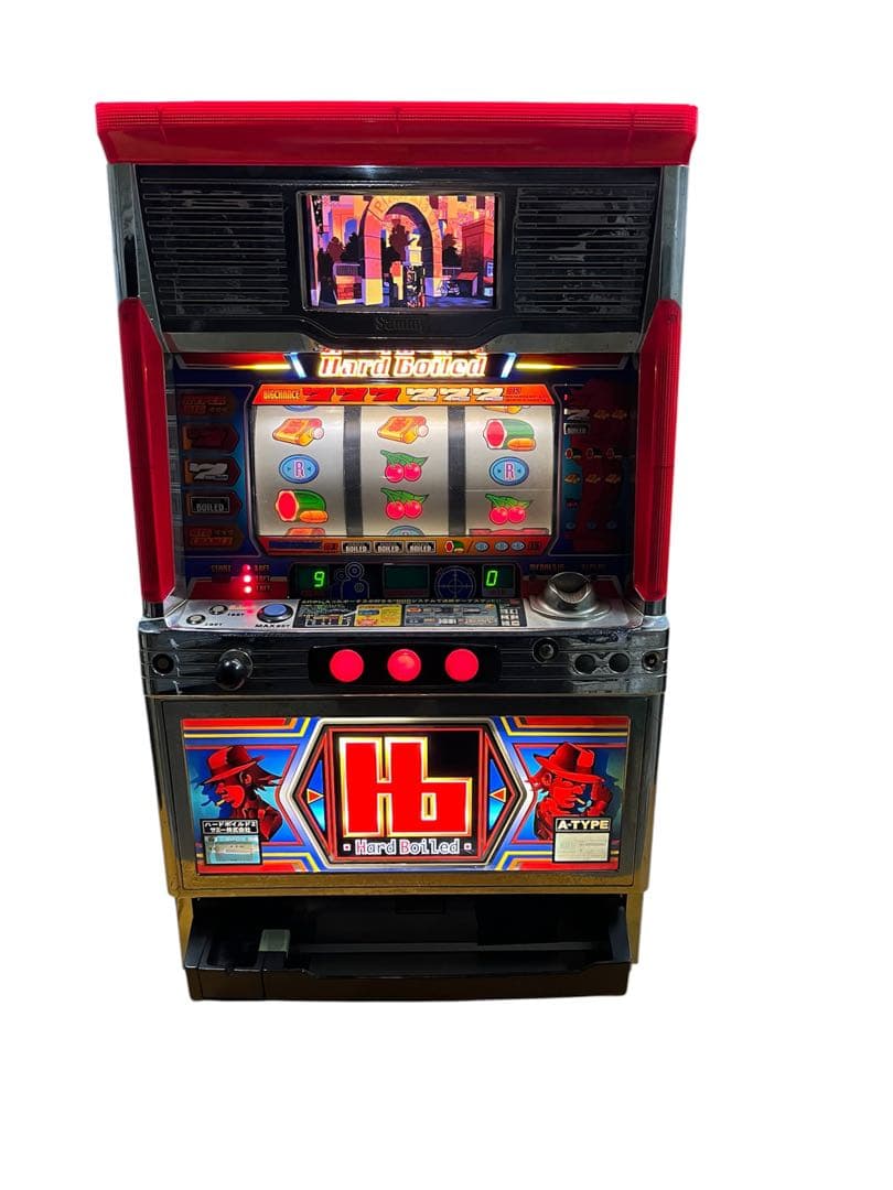 パチスロ実機 ハードボイルド2 Sammy 不要機 鍵付き 現状品